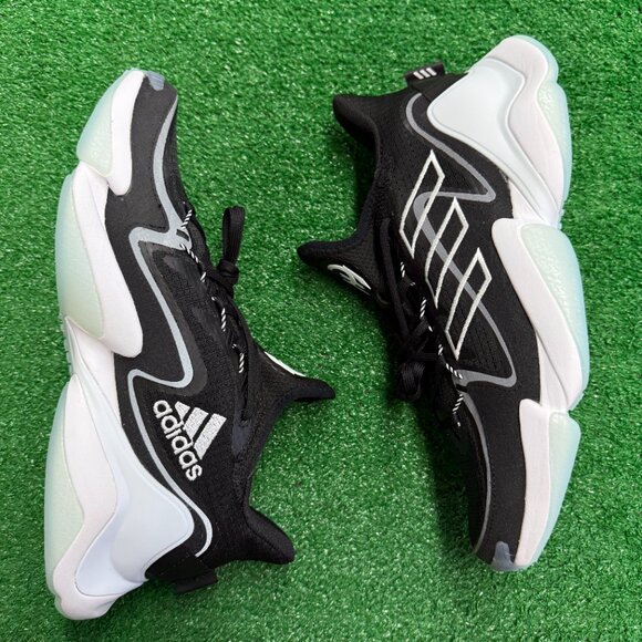 Adidas Mahomes 1 Impact FLX Boost Black White Ice Mens HQ2074 NEW Sz 11 - Picture 3 of 5